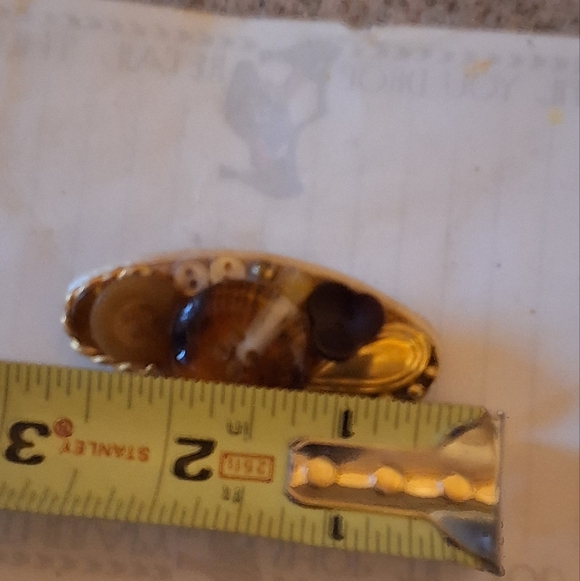 Lori Scena OOAK signed vintage button brooch - Picture 6 of 6